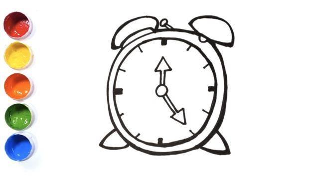 闹钟简笔画 闹钟简笔画图片大全