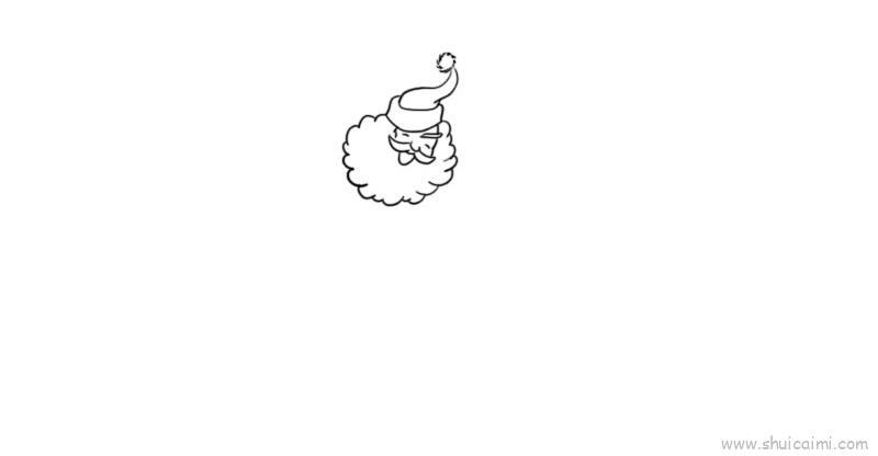 圣诞老人儿童画怎么画 圣诞老人简笔画顺序