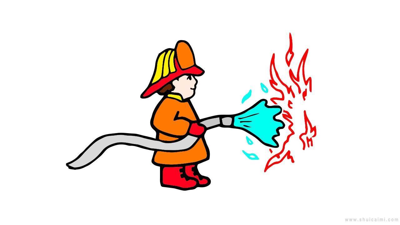 简笔画消防员 简笔画消防员怎么画