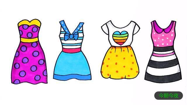 衣服简笔画 衣服简笔画彩色