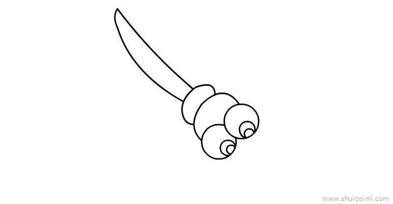 蜻蜓儿童画怎么画 蜻蜓简笔画简单