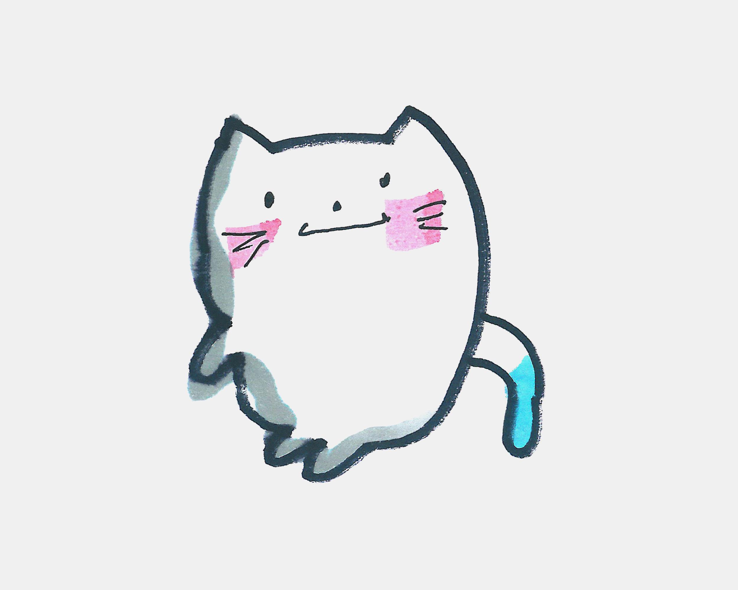 可爱的小猫咪怎么画简笔画图片大全 小猫简笔画可爱小猫简笔画