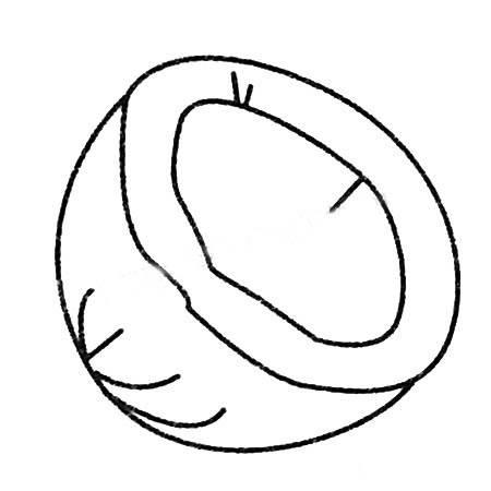 椰子简笔画 椰子简笔画图片