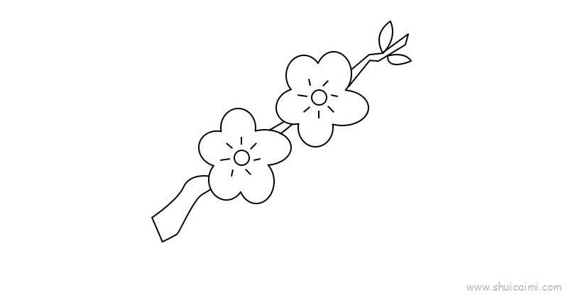 梅花儿童画怎么画 梅花简笔画画法