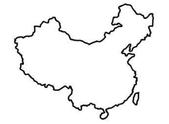地图简笔画 地图简笔画轮廓