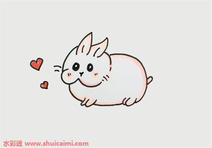 兔子怎么画 兔子简笔画漂亮彩色
