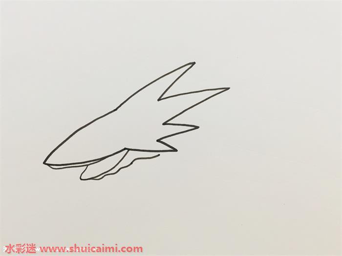 海王龙怎么画 海王龙简笔画图片大全带颜色