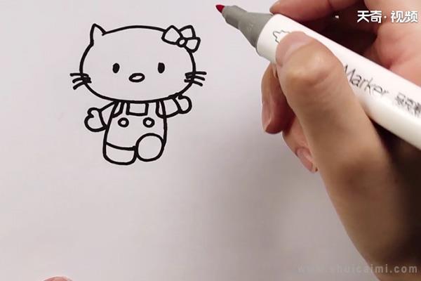 凯蒂猫简笔画怎么画 凯蒂猫简笔画图片大全
