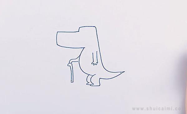 鳄鱼先生简笔画怎么画 鳄鱼先生简笔画顺序
