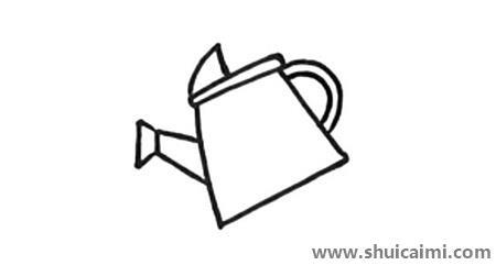 劳动节浇水儿童简笔画