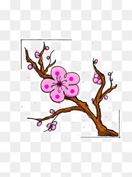 桃花简笔画图片大全 桃花简笔画图片大全带颜色