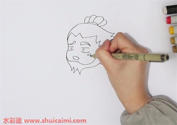 孙权怎么画 孙权简笔画画法