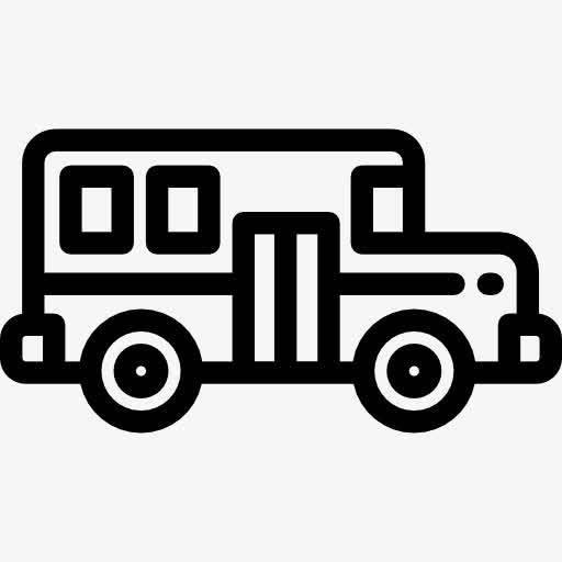 校车简笔画 校车简笔画图片