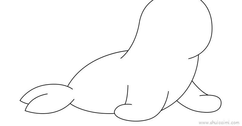 海豹儿童画怎么画 海豹简笔画简单又好看