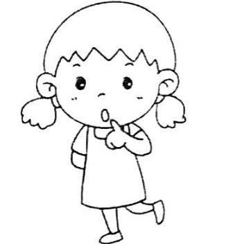 小女孩的简笔画 小女孩的简笔画简单又漂亮