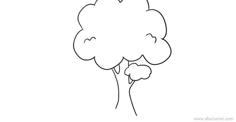 大树教程儿童画怎么画 大树教程简笔画简单