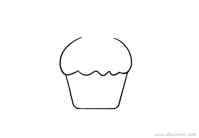 甜品儿童画怎么画 甜品简笔画步骤