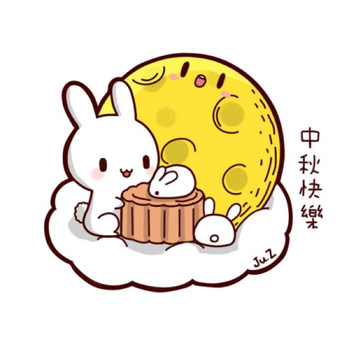 玉兔简笔画 玉兔简笔画可爱卡通版