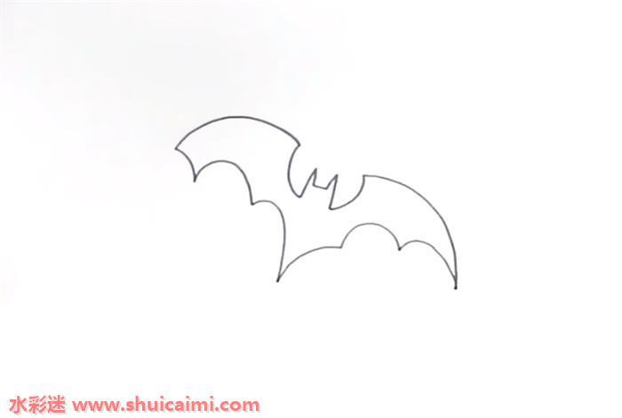 万圣节黑色蝙蝠怎么画 蝙蝠简笔画图片大全彩色