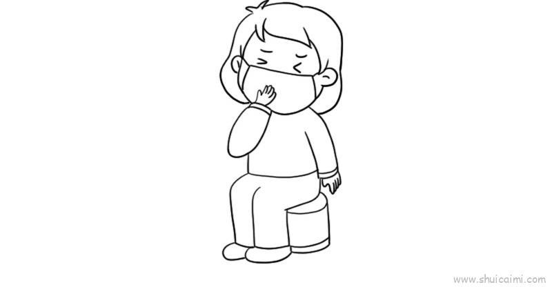 预防肺炎儿童画怎么画 预防肺炎简笔画简单又好看