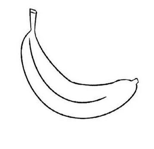 香蕉简笔画图片大全 香蕉简笔画图片大全彩色