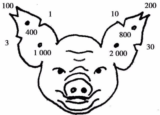 猪耳朵简笔画图片大全 猪耳朵简笔画图片大全彩色