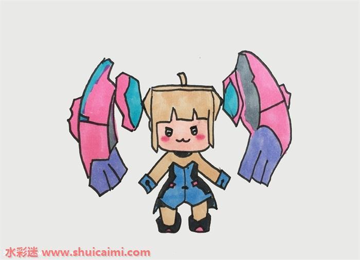 幻音简笔画教程:幻音怎么画简单又漂亮