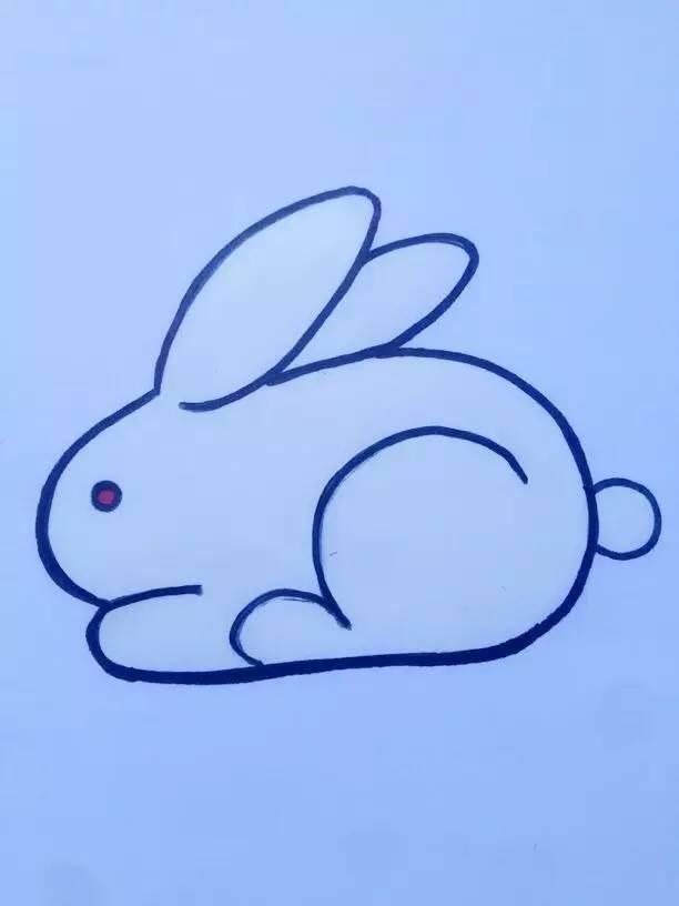 动物的简笔画 动物的简笔画图片大全可爱简单