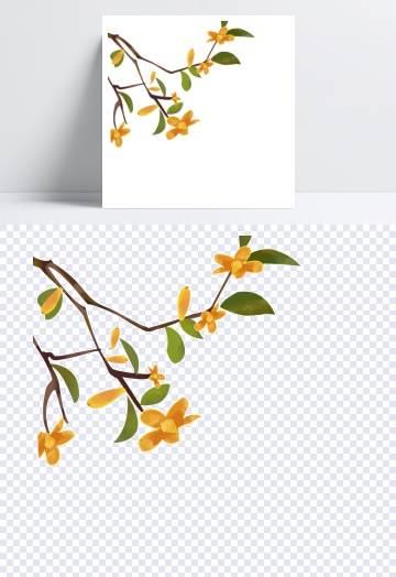 桂花树简笔画 桂花树简笔画儿童画