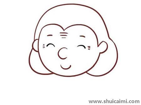 老奶奶儿童简笔画