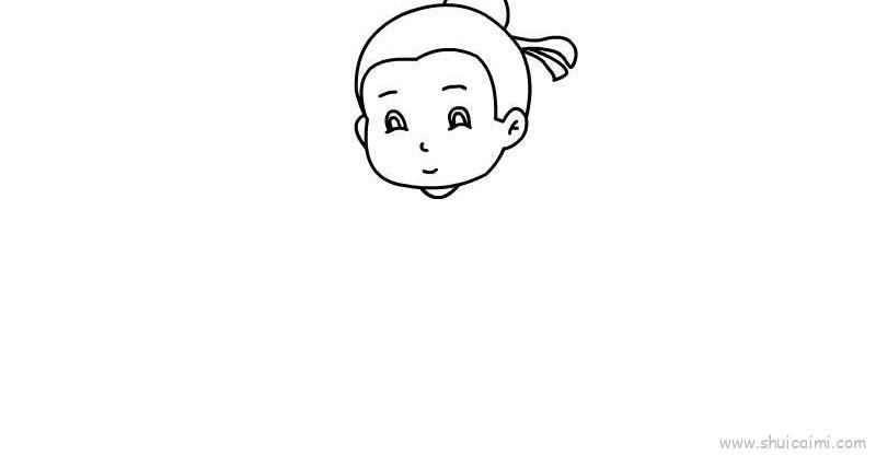 古人看书儿童画怎么画 古人看书简笔画图片大全