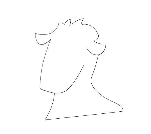 羊头的简笔画图片大全 羊头的简笔画图片大全带颜色