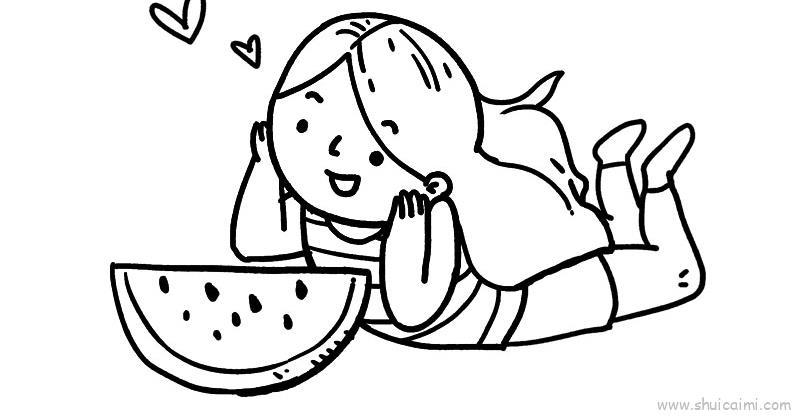 夏至儿童画怎么画 夏至简笔画图片大全