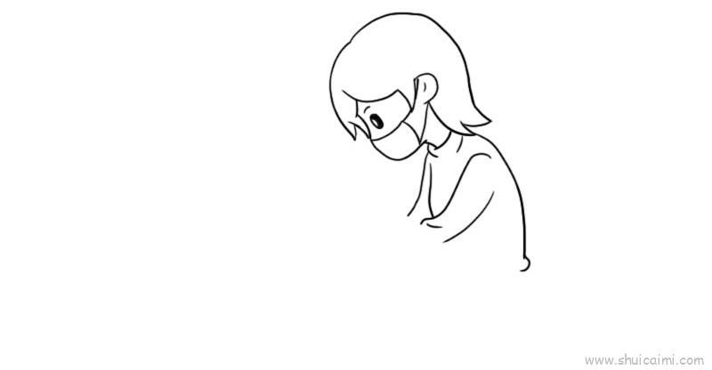 预防新型病毒儿童画怎么画 预防新型病毒简笔画步骤