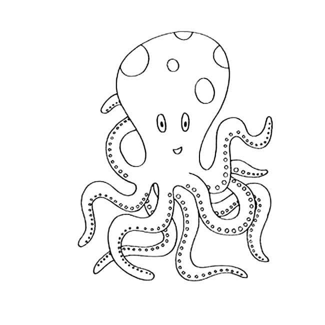 章鱼简笔画 章鱼简笔画画法可爱