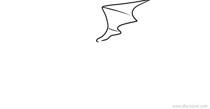 风神翼龙儿童画怎么画 风神翼龙简笔画好看
