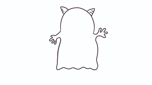 幽灵的简笔画怎么画 幽灵简笔画顺序