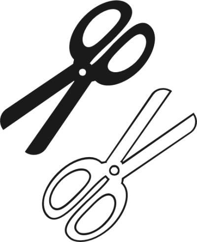 剪刀的简笔画图片大全 剪刀的简笔画图片大全可爱