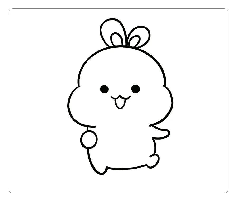 白兔简笔画图片大全 小兔子简笔画怎么画