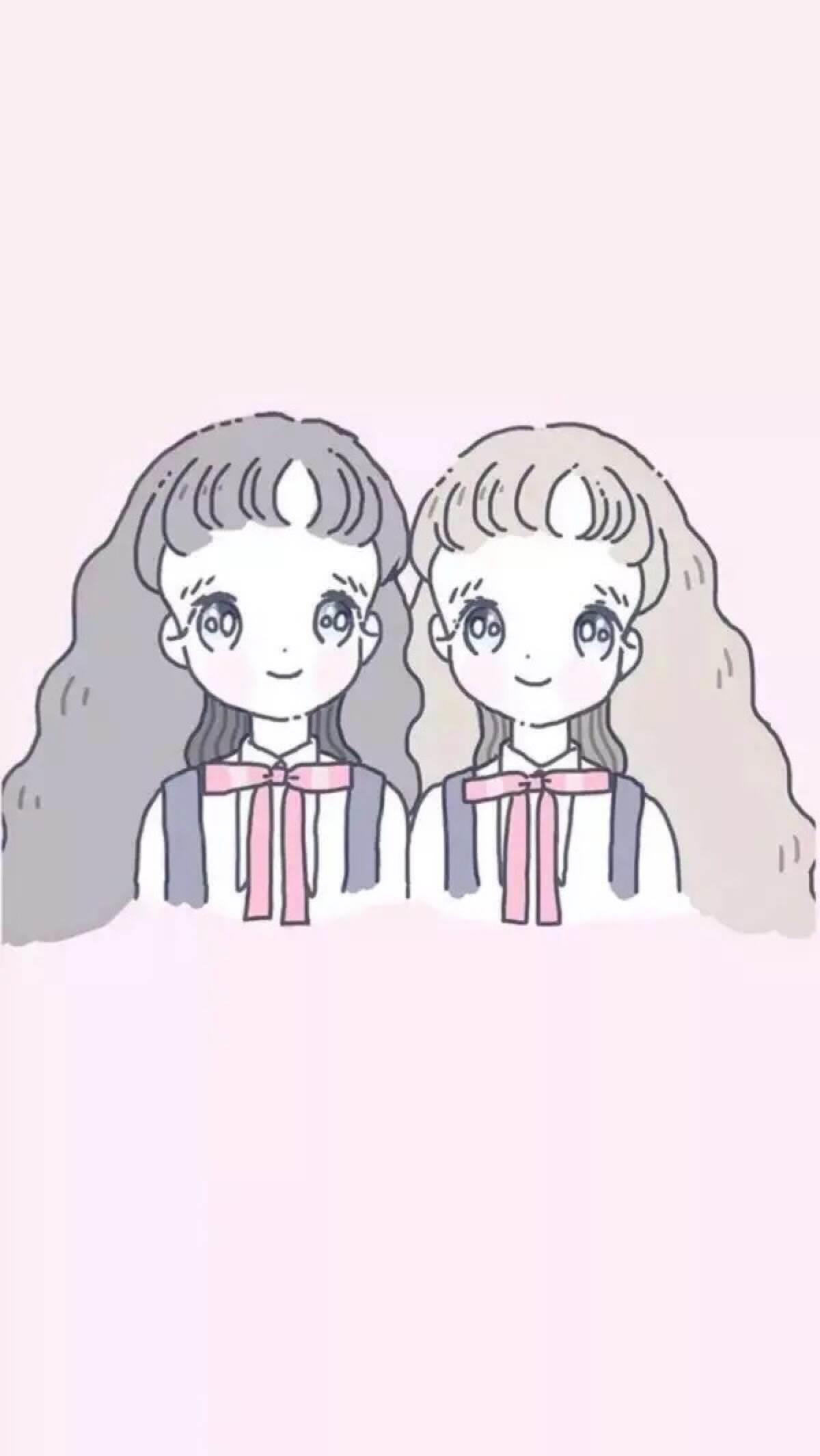 如何画闺密简笔画教程 如何画闺密简笔画图片