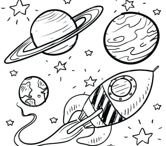 宇宙简笔画 宇宙简笔画图片