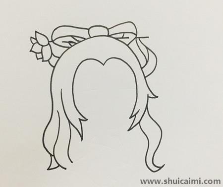 貂蝉儿童简笔画