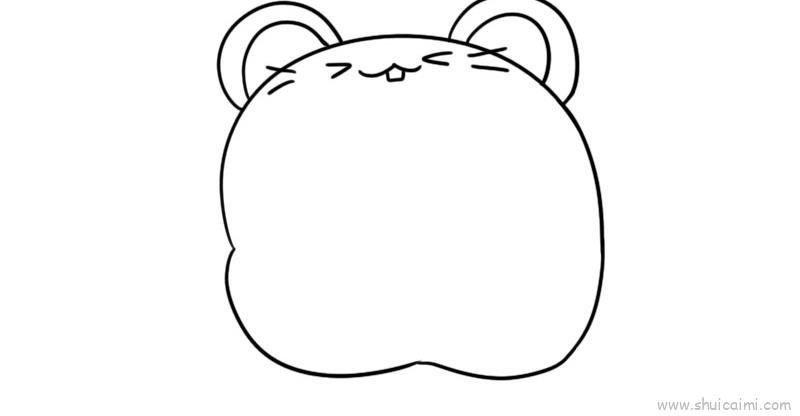 可爱老鼠边框儿童画怎么画 可爱老鼠边框简笔画步骤