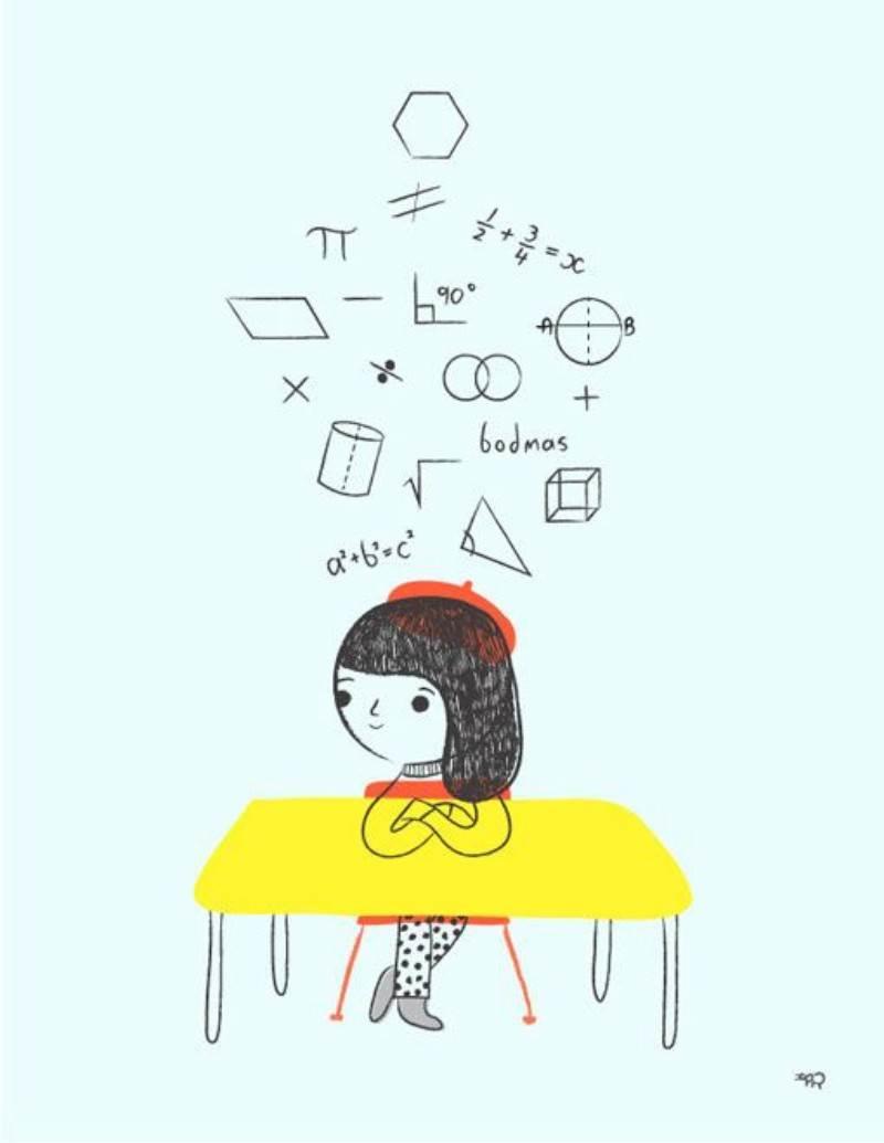 思考简笔画 人物思考简笔画