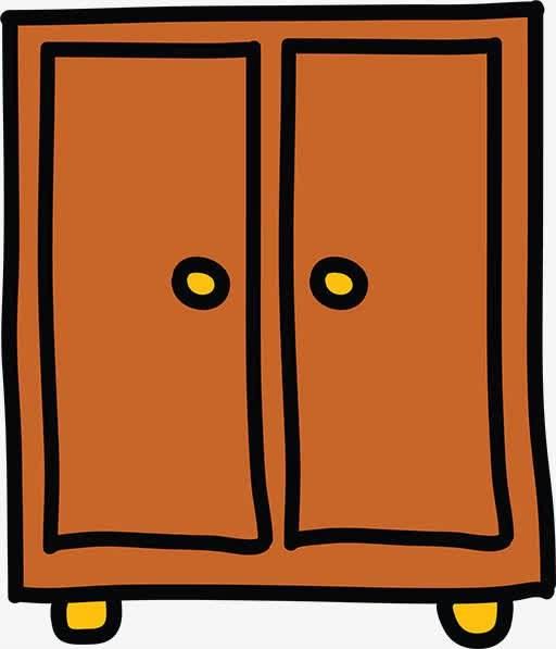 衣柜简笔画 衣柜简笔画图片大全