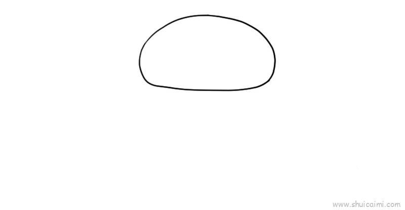 汉堡儿童画怎么画 汉堡简笔画画法