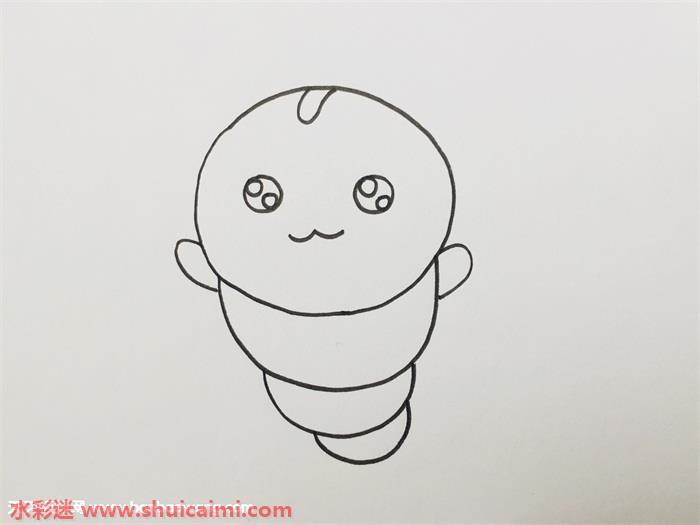 蚕怎么画 蚕简笔画画法