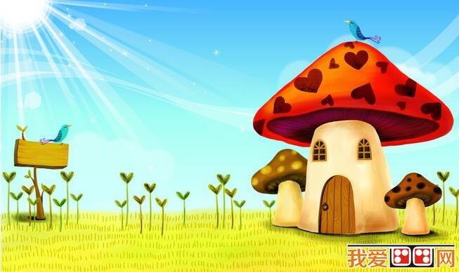 蘑菇房欣赏简笔画怎么画 蘑菇房欣赏简笔画步骤