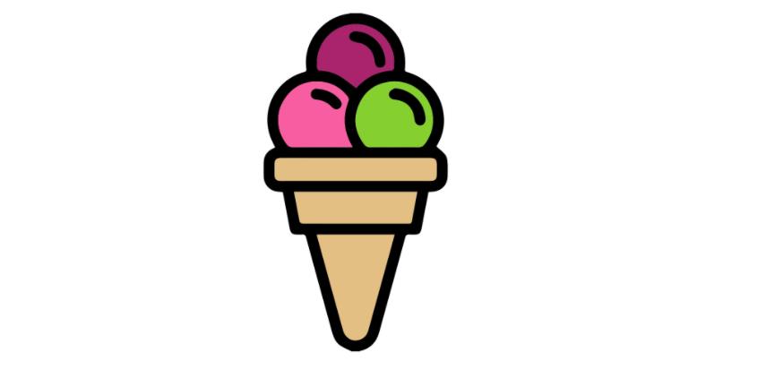 冰淇淋的简笔画怎么画 冰淇淋简笔画简单