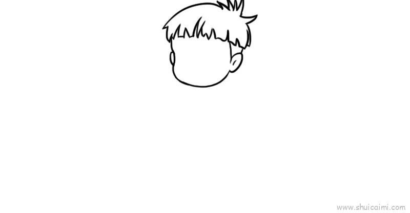 宗介儿童画怎么画 宗介简笔画好看